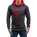 Men's Hoodie DIMUSI Mens Hoodies Fashion Mens Slim Hooded Sweatshirt AwsomU