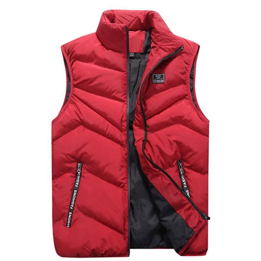 Men's Vest DIMUSI Mens Jacket Sleeveless Vest Winter Fashion Casual Coats AwsomU