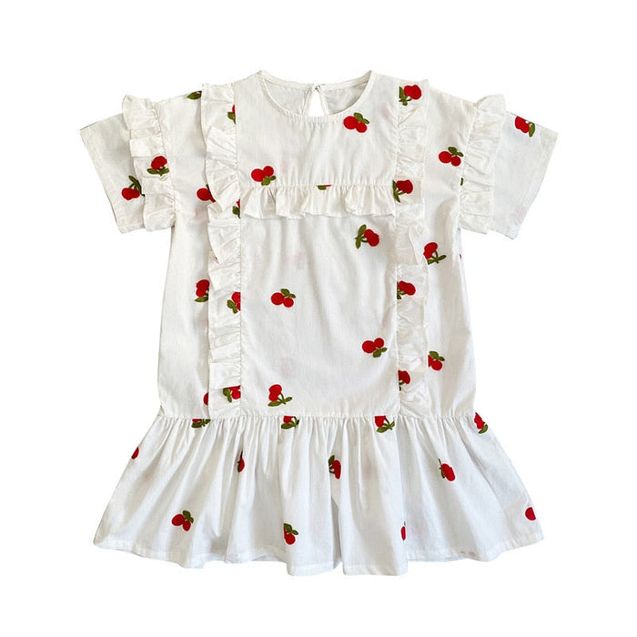 Flower Girls Dresses For Kids Cute Lace Baby White Baptism Birthday  Vestidos Sleeveless Wedding Party Princess Dresses For 2-6 Y Red | Fruugo IN
