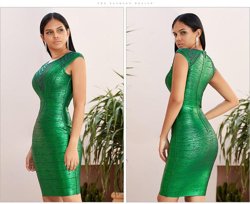 Dresses Lace Bandage Dress Women Sexy Hollow Out Bodycon Club Celebrity Evening Runway Party Ladies Dresses AwsomU