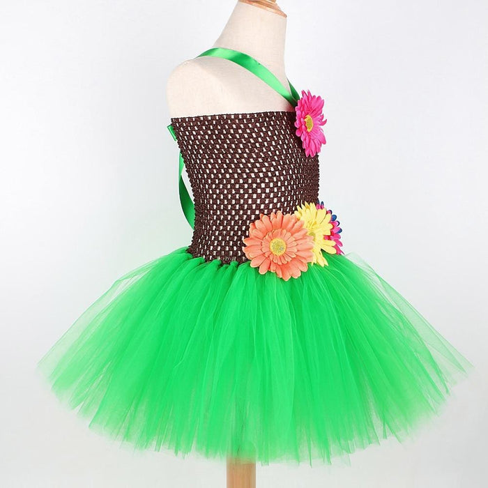 Hawaiian Grass Skirt Hula Skirts Lei Costume Luau Dance Beach Dress Up 60cm  S^;d