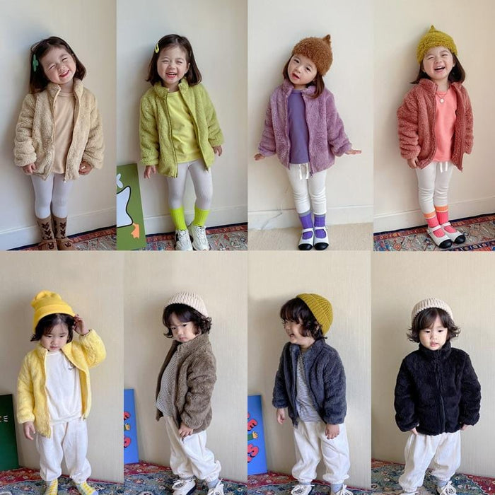 Girl's Jackets Kids Winter Coats Children Outerwear Boy Warm Fleece Jacket Baby Girls Jackets For Fall Spring Children Clothing Jackets Coats AwsomU