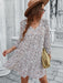 Dresses Ladies Vintage Boho Spring Summer Print Chiffon Dress Women Casual Ruffles Loose Bohemian Beach Mini Women Dress AwsomU