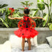 Party Costume Lady Beetle Tutu Dress for Girls Halloween Cosplay Costumes for Kids Fancy Dresses with Wings AwsomU