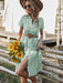 Dresses New Ladies Vintage Boho Summer Dress Women Midi Casual Loose Holiday Plaid Beach Shirt Dress Women Sundress AwsomU