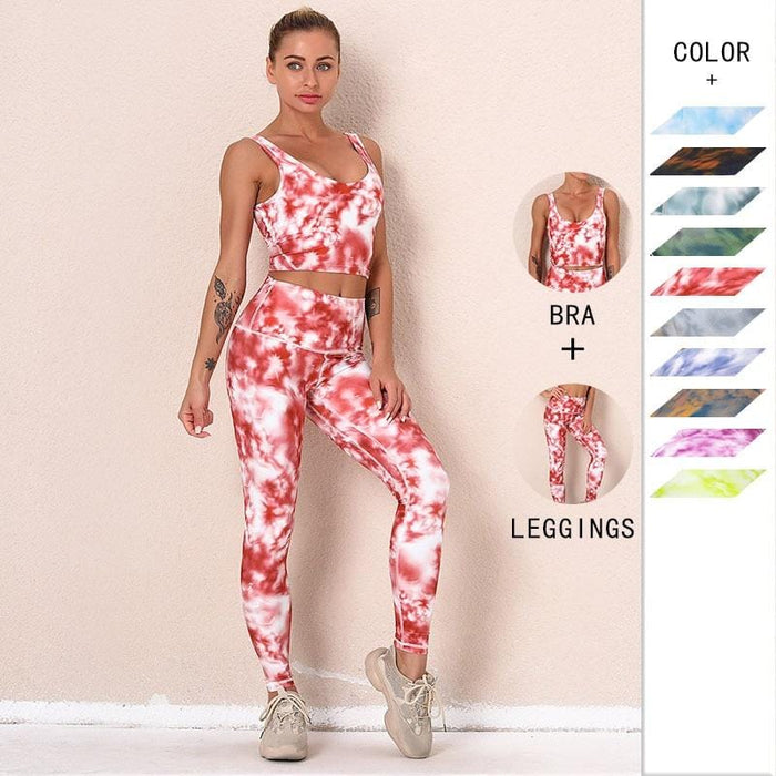Women's Two Piece Suit New Leggings Tank Top Sport Suits Women Casual Wear Jogging Sleeveless Vest Tops High Waist Pants 2 Piece Sets Female Tracksuit AwsomU