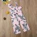 Girl's Romper Pudcoco Gil Jumpsuits USA Toddler Kids Baby Girl Off Shoulder Romper Jumpsuit Playsuit Outfits Sunsuit AwsomU
