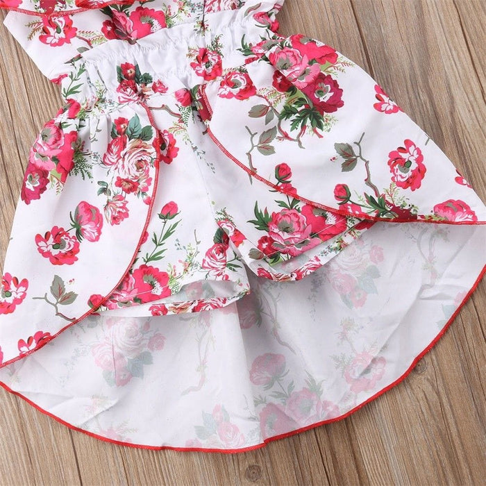 Girl's Dresses Pudcoco Girl Jumpsuits 6M 5Y Floral Toddler Kids Baby Girl Clothes Romper Bodysuit Jumpsuit Outfits Dresses AwsomU