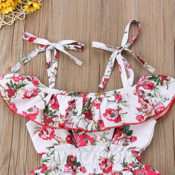 Girl's Dresses Pudcoco Girl Jumpsuits 6M 5Y Floral Toddler Kids Baby Girl Clothes Romper Bodysuit Jumpsuit Outfits Dresses AwsomU