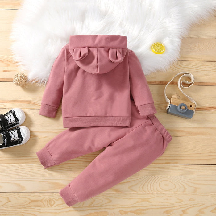 Girl's Set Spring Summer Children Cotton Clothing Suit Baby Boys Girls Clothes Kids Sport Hoodies Pants 2Pcs Sets Fahion Toddler Tracksuits Clothing Sets AwsomU
