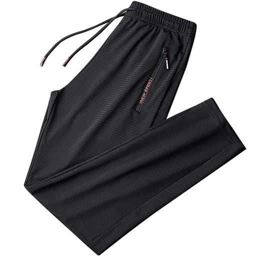 Men's Pants Breathable Mesh Black Sweatpants Men Joggers Sportswear Baggy Trousers Male Casual Track Pants Plus Size Sweatpants TRack Pants AwsomU