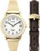 Timex Timex TWG025300 Easy Reader   25mm Expansion Band Watch and Leather Strap Box Set AwsomU