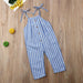 Girl's Jumpsuit UK Stock Stripe Toddler Kid Baby Girl 1Y 5Y Romper Harem Pants Jumpsuit Outfit Clothes AwsomU