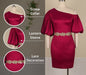 Dresses Women Dress Bodycon Party Sexy Diagonal Collar Black Big Lantern Sleeve Elegant Event Lady Summer Night Out Female Robes AwsomU