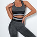 Women's Two Piece Suit Women Sport Set Fitness Clothing Femme Seamless Jogging Set 2 Piece Gym Workout Sport Suit Women Gym Leggings Sport Bra Set AwsomU