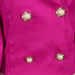 Tops & Blouses Women Tops Blouse Long Lantern Sleeves Double Buttons V Neck Shiny Glitter Party Classy Ladies Fall Spring 2022 New Female Blouse AwsomU