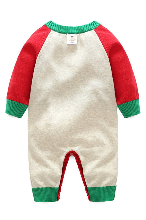 Baby Clothing Baby Unisex Rudolph Graphic Knit Jumpsuit AwsomU