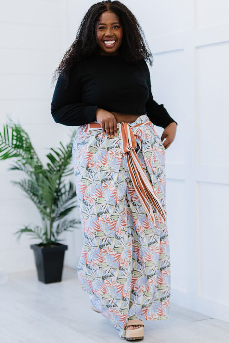 Davi & Dani Island Retreat Run Palazzo Pants in Pink