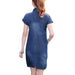 Dresses Women's Denim Dress Elegant Cowboy Casual Dress AwsomU