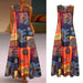 Dresses Women Summer Dress Vintage Bohemian V Neck Maxi Dress Female Fashion Plus Size Available AwsomU