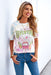 Women's T-Shirt SAY YES TO ADVENTURE Tie-dye Print Tee AwsomU