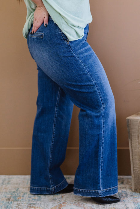 Kancan Girls Like Me Run Wide Leg Jeans