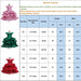 Girl's Clothing Girls Pearl Beaded Mesh Layered Dress Elegant New Year Princess Children Party Dress Wedding Gown Dresses AwsomU