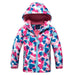 Girl's Jackets Girls Polar Fleece Jacket Sport Kids Coat Double deck Hoodie Waterproof Windbreakers AwsomU