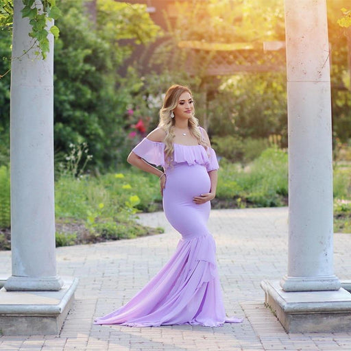 Maternity Mermaid Maternity Dresses For Photo Shoot Pregnant Women Pregnancy Dress AwsomU