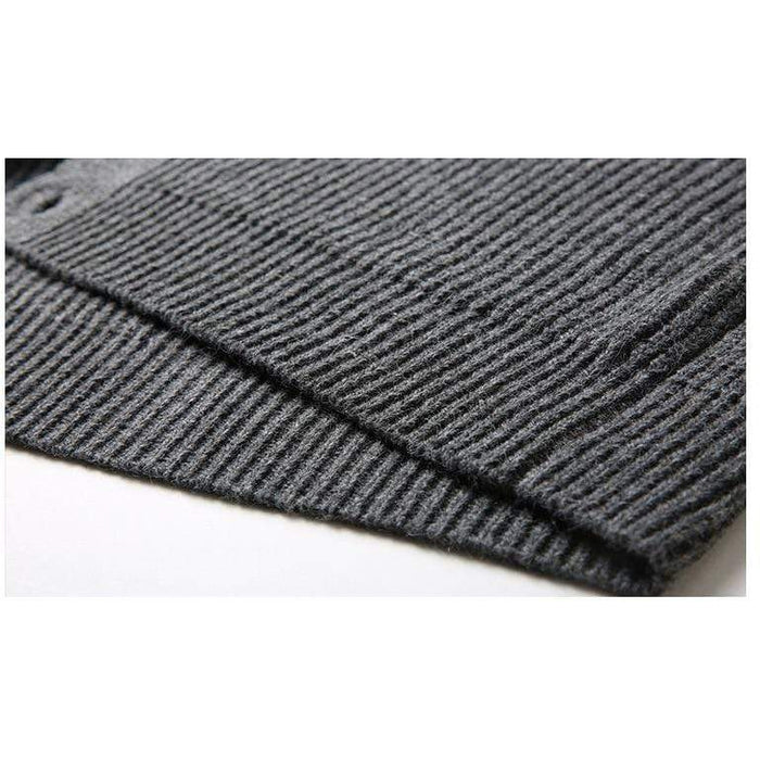 Men's Cardigan FGKKS Brand Men's Cardigan Sweater Comfortable Warm Men Wool Blend Slim Sweater AwsomU