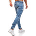 Men's Pant 2020 New Men's Slim Elastic Jeans Business Classic Style Denim Jeans Pants AwsomU