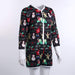 Pajamas 2021 New Women's Pajamas Romper Jupsuit Christmas Snowmen Printed Long Sleeve Loose Night Clothes AwsomU