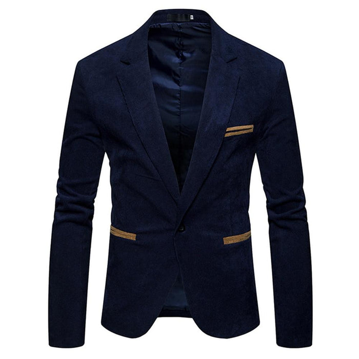 Suit Jackets Men's Coats Corduroy Jacket Blazer Slim Fit High Quality AwsomU