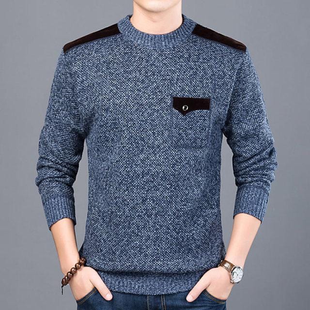 Men's Sweater New Fashion Brand Sweater For Mens Pullovers Slim Fit Jumpers Knitwear O Neck Fall Casual Male Pullovers AwsomU