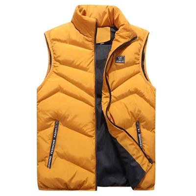 Men's Vest DIMUSI Mens Jacket Sleeveless Vest Winter Fashion Casual Coats AwsomU