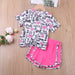 Girl's Set Clothes For Girls Summer Toddler Girls Clothes 2Pcs Outfits Kids Clothing AwsomU