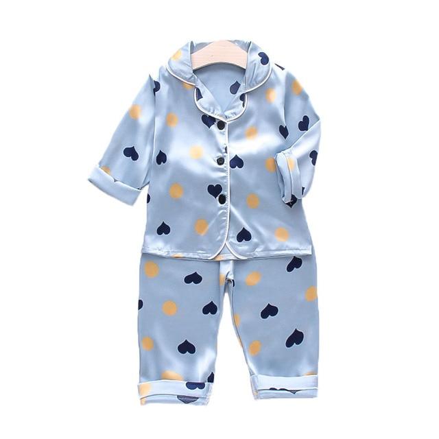 Boy's Pajamas Girl Pajama Sets Baby Boy Clothes Toddle Unicorn Pijama Kids Clothing Long Top Pant Sleepwear Children's Pyjamas Nightgown AwsomU