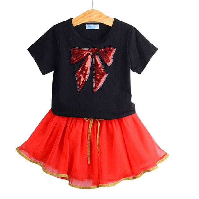 Girl's Set Clothes For Girls Summer Toddler Girls Clothes 2Pcs Outfits Kids Clothing AwsomU