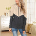 Women's hoodie Patchwork Hoodies Women Drawstring Vintage Sweatshirts Autumn Winter Long Sleeve Sport Oversized Female Casual Hoodie AwsomU