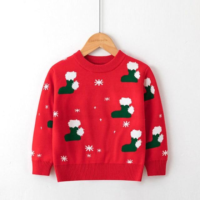 Girl's Sweater Christmas Baby Boys And Girls Sweater Winter Toddler Baby Clothes Children's Christmas Sweater Elk Sweater Sweaters AwsomU