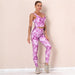 Women's Two Piece Suit New Leggings Tank Top Sport Suits Women Casual Wear Jogging Sleeveless Vest Tops High Waist Pants 2 Piece Sets Female Tracksuit AwsomU