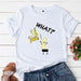 Women's T-Shirt Women's Cotton T shirt Fruit Banana Print Tops Short Sleeve Tees Crew Neck Be Free AwsomU