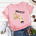 Women's T-Shirt Women's Cotton T shirt Fruit Banana Print Tops Short Sleeve Tees Crew Neck Be Free AwsomU