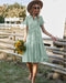 Dresses New Ladies Vintage Boho Summer Dress Women Midi Casual Loose Holiday Plaid Beach Shirt Dress Women Sundress AwsomU