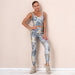 Women's Two Piece Suit New Leggings Tank Top Sport Suits Women Casual Wear Jogging Sleeveless Vest Tops High Waist Pants 2 Piece Sets Female Tracksuit AwsomU