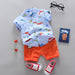 Boy's Set Fashion Baby Boys Suit Summer Casual Clothes Set Top Shorts 2PCS Baby Clothing Set for Boys Infant Suits Kids Clothes AwsomU