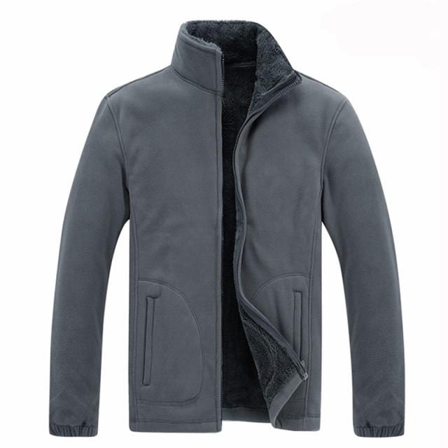 Men's Jacket & Coats Covrlge Winter Jacket Men Soft Shell Fleece Warm Windbreaker AwsomU