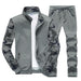 Men's Track Set DIMUSI Spring Men Sportwear Sets Tracksuit Male Outwear Sweatshirts AwsomU