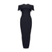Dresses New Fashion Sexy Women Off Shoulder Winter Bodycon Celebrity Midi Bandage Dress Plus Size AwsomU