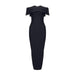 Dresses New Fashion Sexy Women Off Shoulder Winter Bodycon Celebrity Midi Bandage Dress Plus Size AwsomU